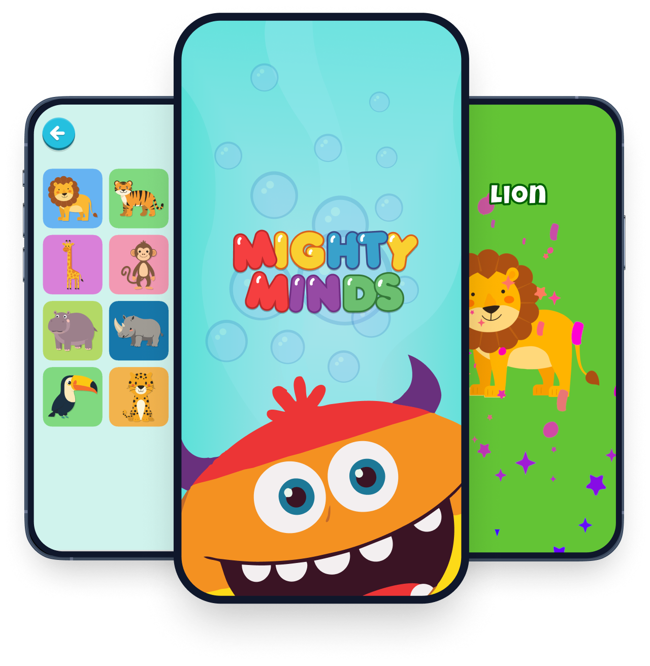 Preview of the Mighty Minds app